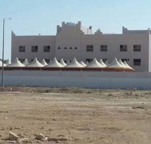 تركيب مظلات مدارس في الجبيل